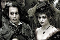 Psycho singers Depp and Bonham Carter.