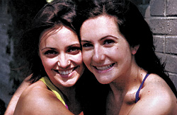 For a burgeoning yoga apparel company, friendship is the bottom line. Sort of.