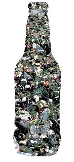Some question whether recycling glass is more trouble than its worth.