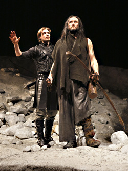 Numrich (left) and McGiver, with secret weapon.