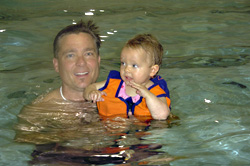 Murder victim Michael Robb, with daughter Louisa.