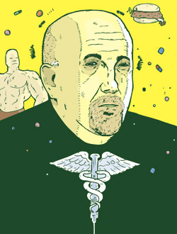 Botched abortions, Viagra prescriptions, fast-food extortion, and steroid trafficking: the illustrious career of Dr. Howard Levine.