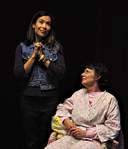 Furst (left) and Sharples:Illing and interrupting.