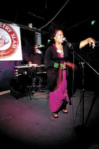 Christa Bell:Vagina monologuist.