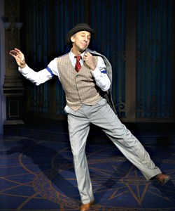 The shows happiest hoofer: David Silverman.