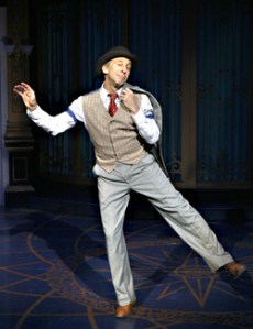 The shows happiest hoofer: David Silverman.