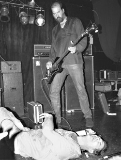 Novoselic and Bruce Loose: Big fish, little fish.