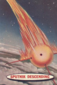 The small Soviet satellite cause a large amount of U.S. fear.