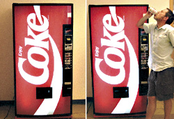 Rainier Beer in the Vending Machine