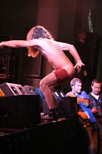 Full moon fever: Ami Shalev interprets Exhibition Hall a bit differently.