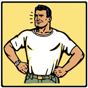 Figure A)  No blabbering