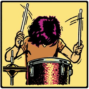 Figure D)  Stay centered