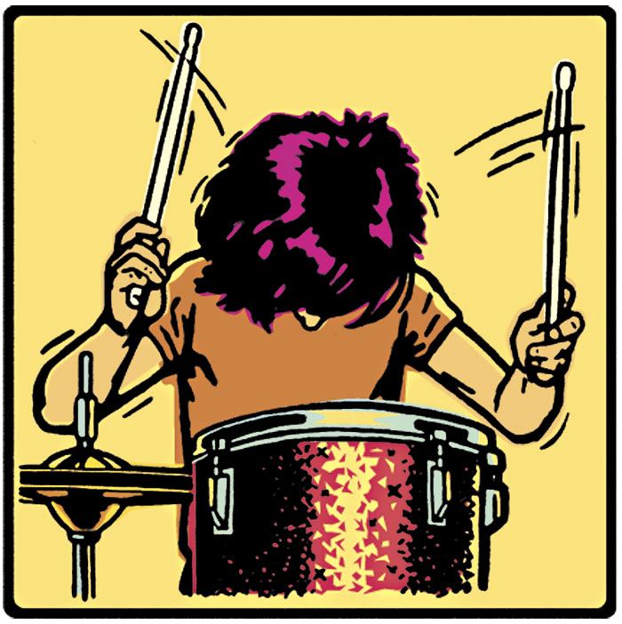 Figure D)  Stay centered