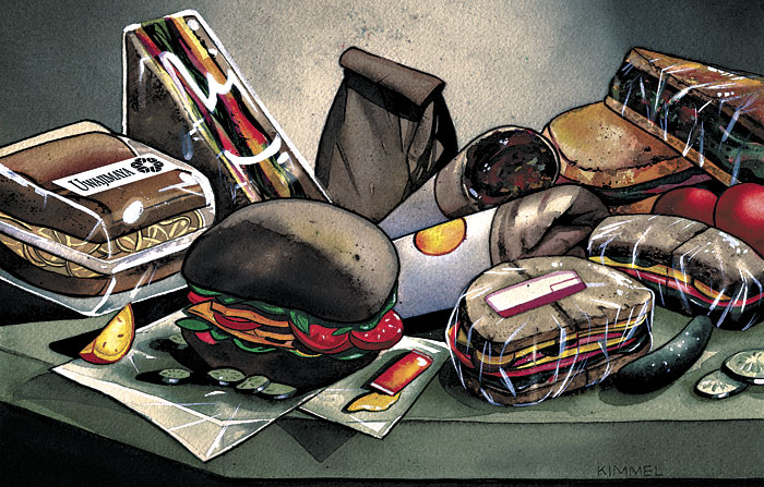 How Is That Sandwich Behind the Glass?