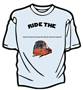 T-shirt vendors stand  ready to fill in the blanks.