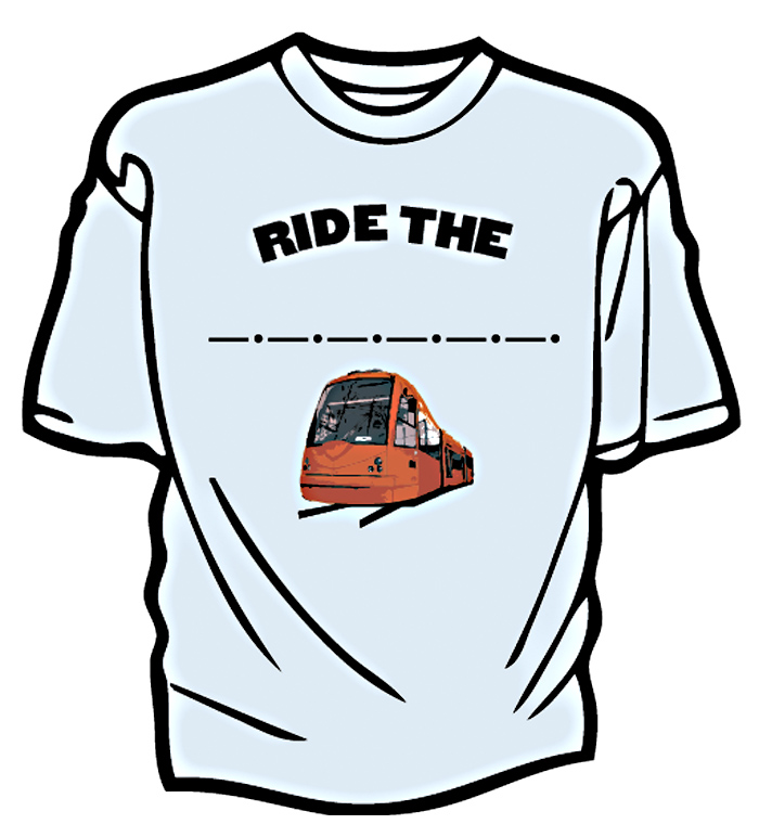 T-shirt vendors stand  ready to fill in the blanks.