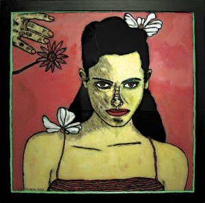 Scary women at Traver Gallery.