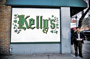 Woe to the patron who mistakes Kellys for a friendly Irish pub.