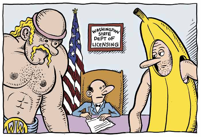 The state cant distinguish between unreal phony wrestling and real phony wrestling.