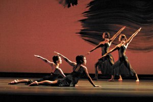 Morris dancers cavort at the Paramount.