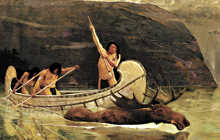 Brush work: The Moose Chase.