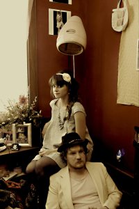 The Cotton Jones family at home.