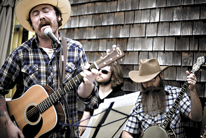 Members of the Maldives strumming away.