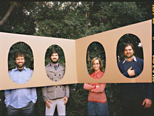 Laura Veirs and friends knew just what to do with this refrigerator box.