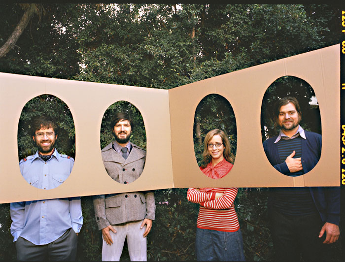 Laura Veirs and friends knew just what to do with this refrigerator box.