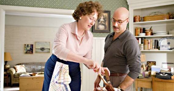Domestic felicity: Streep and Tucci make marriage fun.