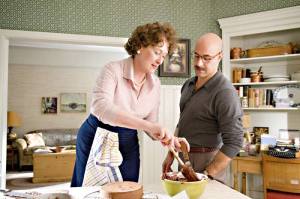 Domestic felicity: Streep and Tucci make marriage fun.