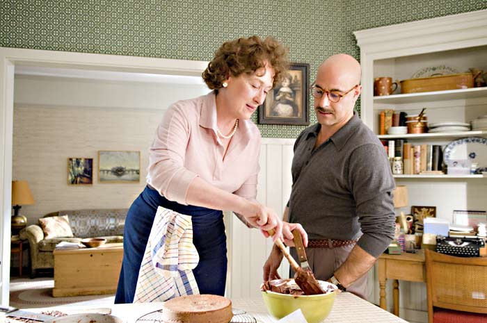 Domestic felicity: Streep and Tucci make marriage fun.