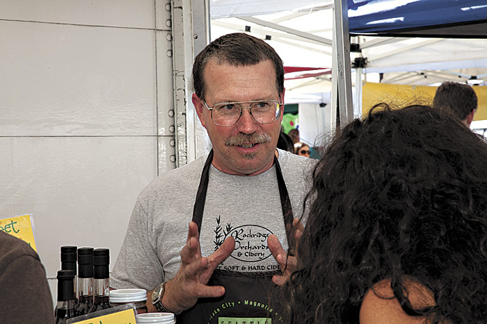 Wade Bennett, purveyor of pears.