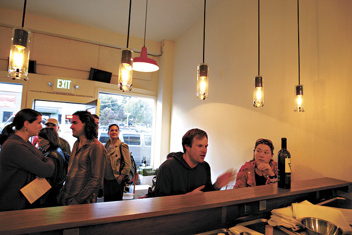 An appetizer-size crowd at Delancey.