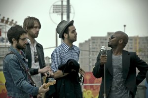 The Heavy await instruction from Kelvin Swaby (right).