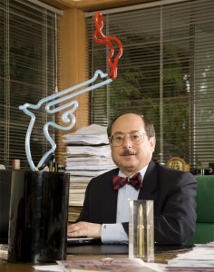 Despite an abundance of firearm-themed decor, Gottlieb rarely packs heat in his Bellevue office.