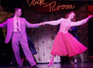 Allen and Darr dance to keep warm.