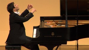 One of the gifted amateurs in competition.