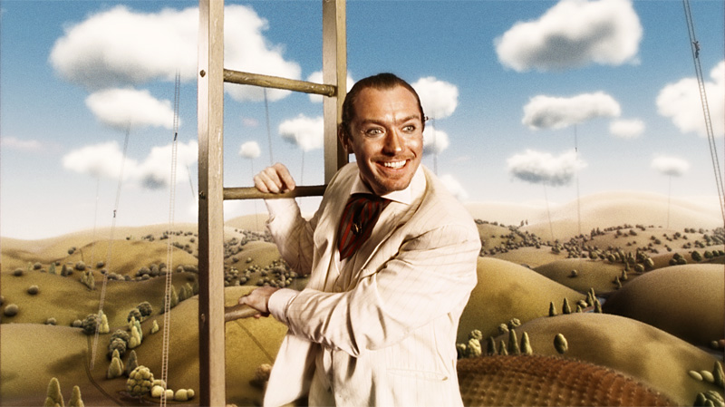 Law as one version of Imaginarium's hero.