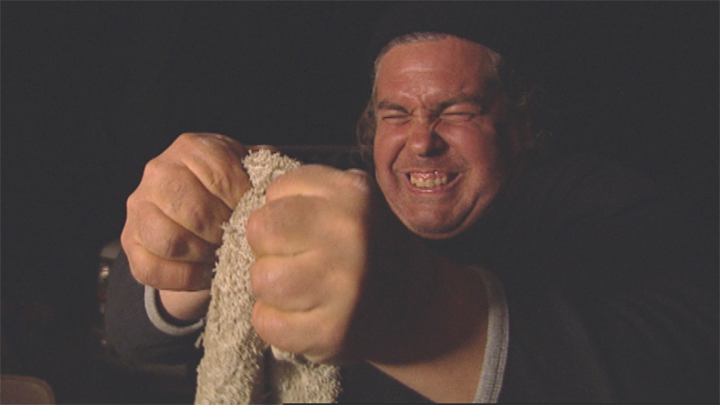 Pleskun bends a nail.