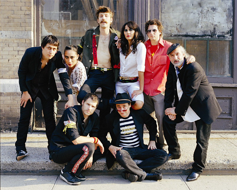 H&uuml;tz (top) and his Bordello crew.