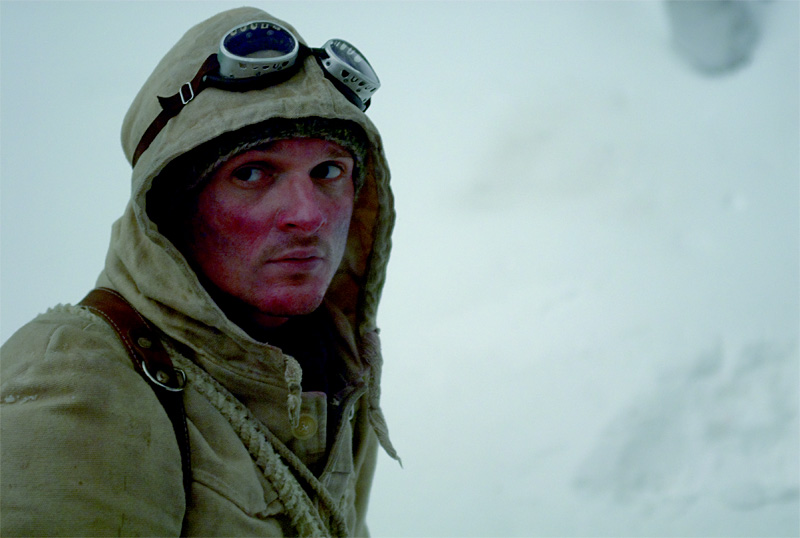 Lukas as real-life alpinist Andi Hinterstoisser.