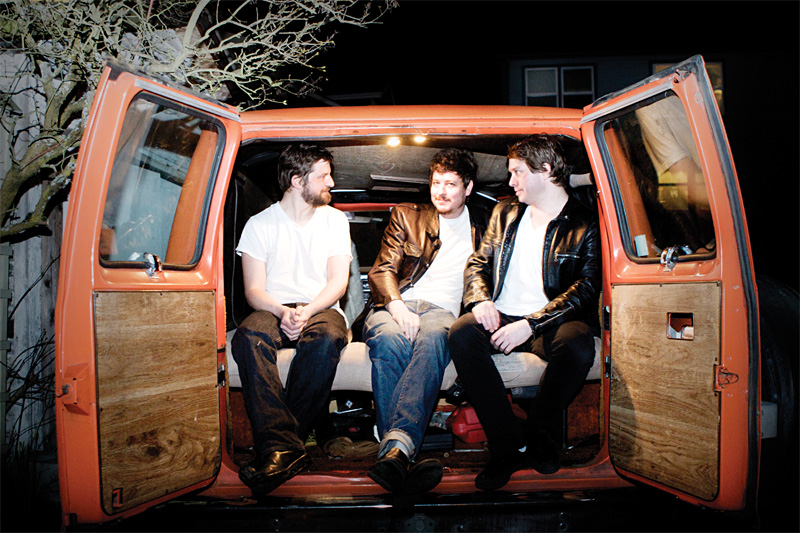 The Lights' van is almost as cool as Anthony Michael Hall's ride in Edward Scissorhands.