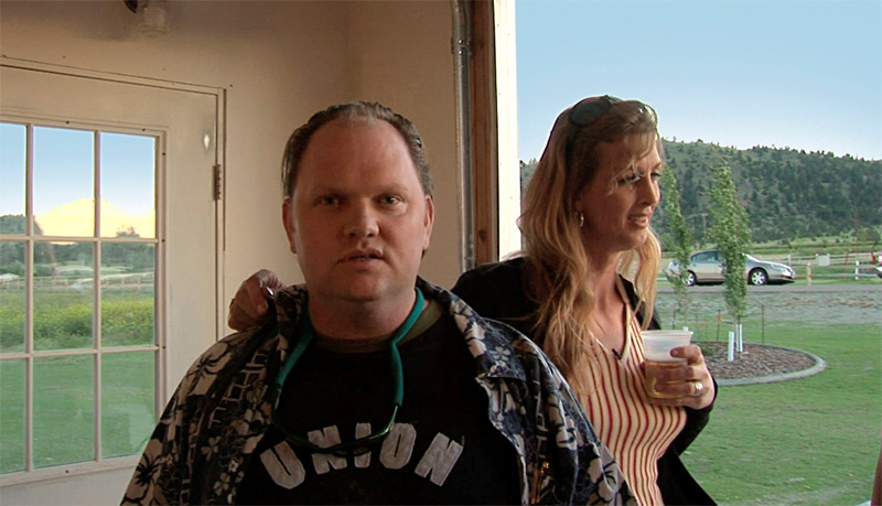 Marc isn't helped by Kimberly's filming.