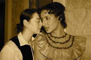 Bound by coincidence: Derr (left) and Strickland in Herculina.