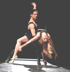 James Moore and Lesley Rausch in Serious Pleasures.