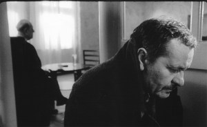 Krobot (right) on an uncertain mission.