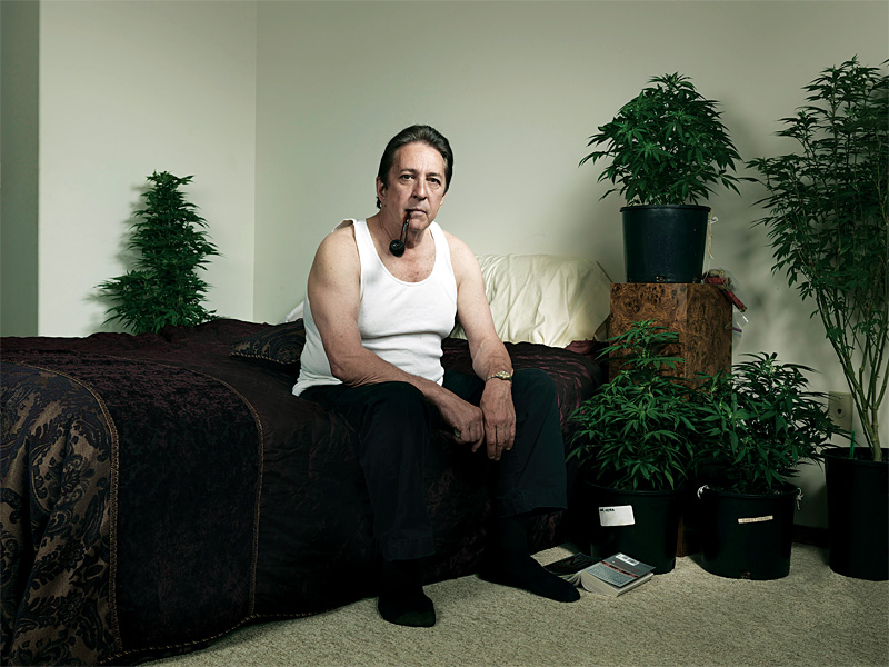 Sarich at home: The brownies help him sleep.