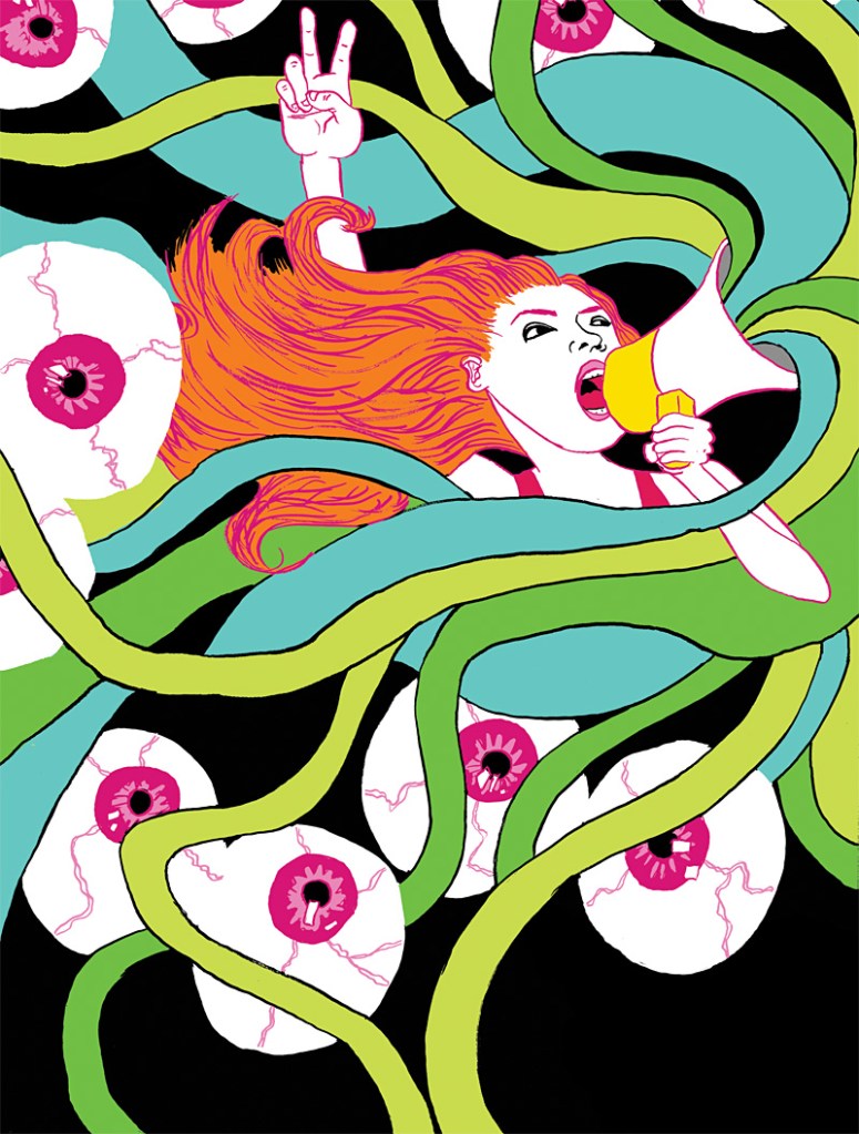 The monitoring, and arrests, of local antiwar demonstrators may have crossed the legal line.