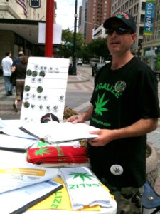 Mike Raupp works downtown.